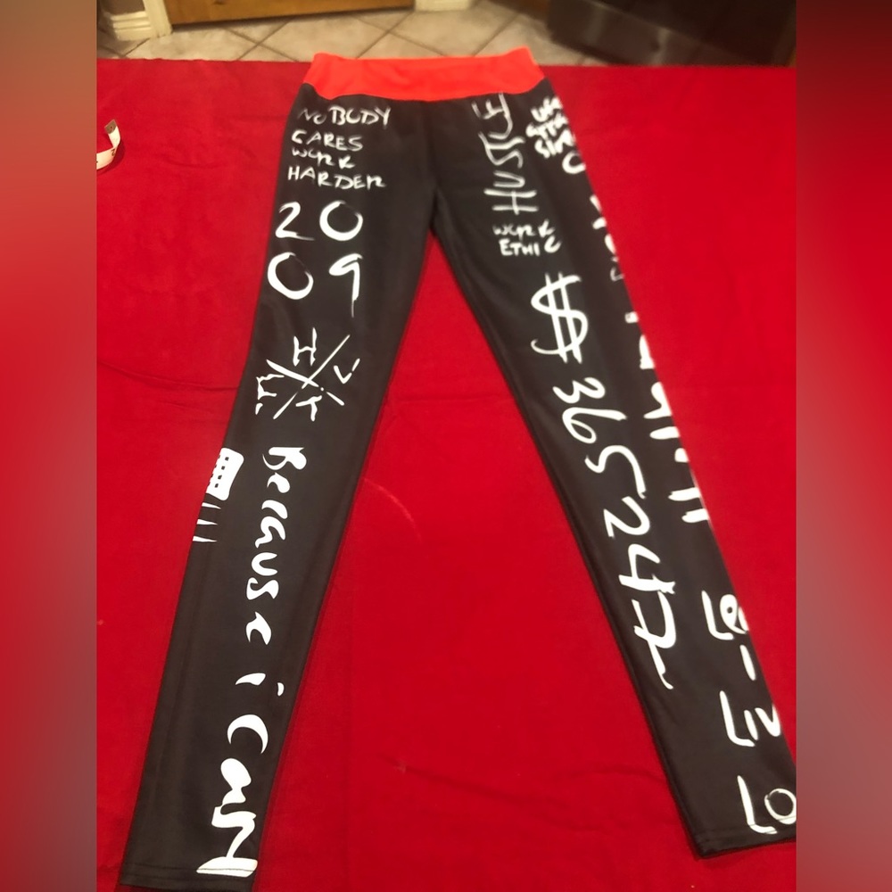 Workout motivation legging